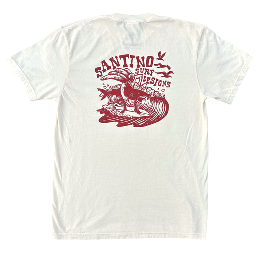 El Luchador Surfista Ivory Tee