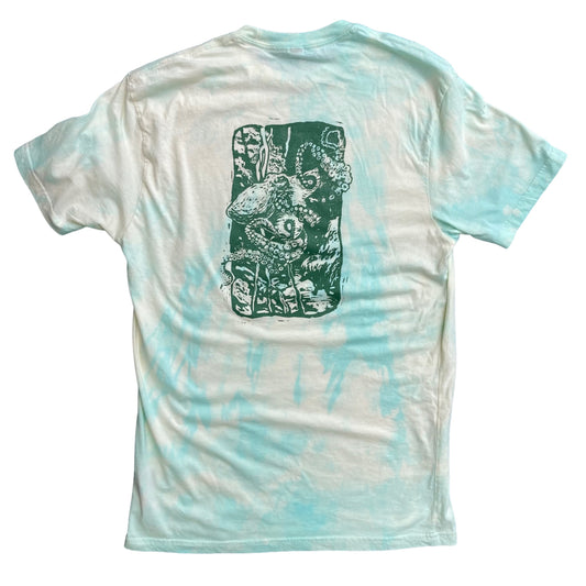 Tie Dye Octopus Underwater