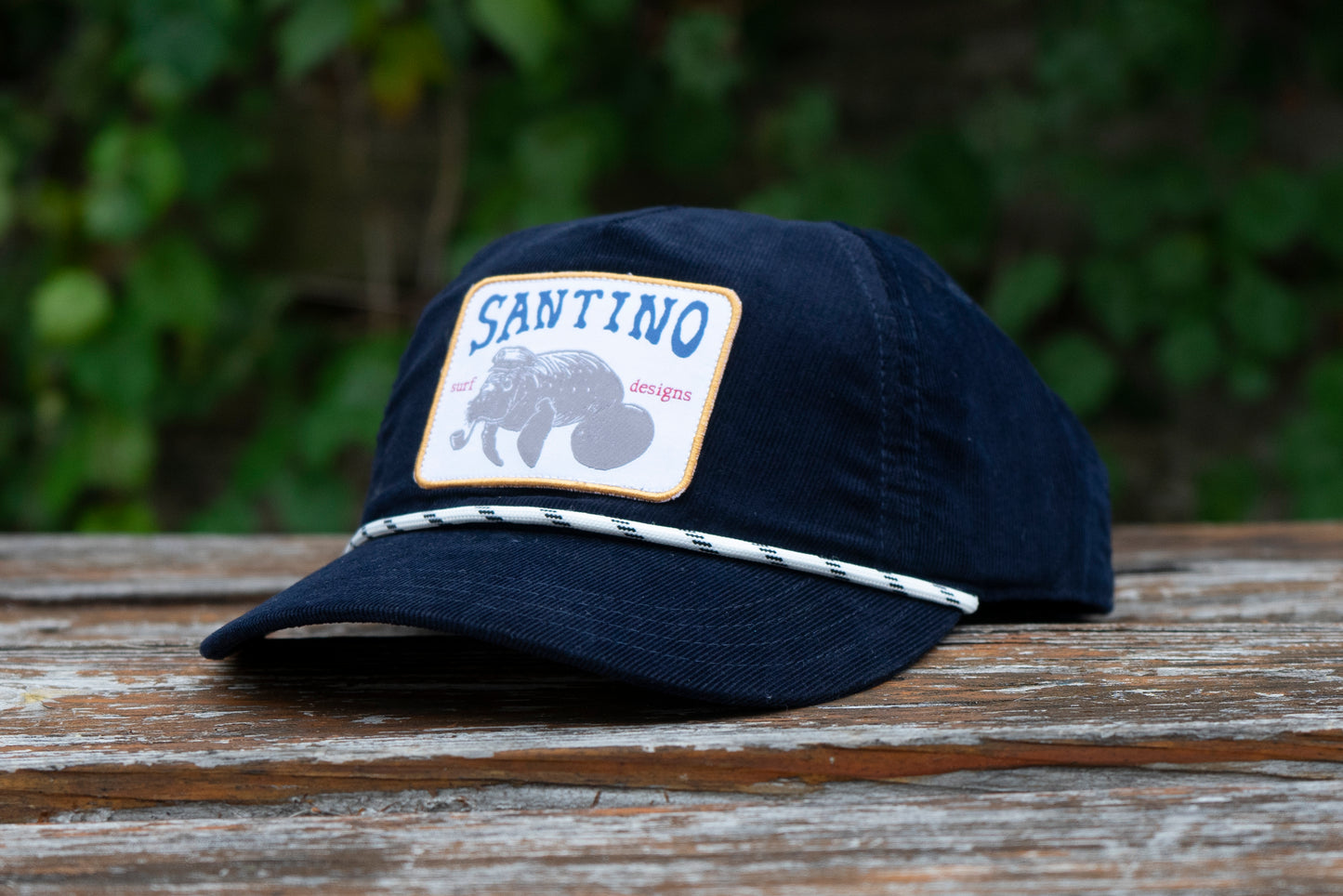 Captain Manatee Hat, Navy Cord