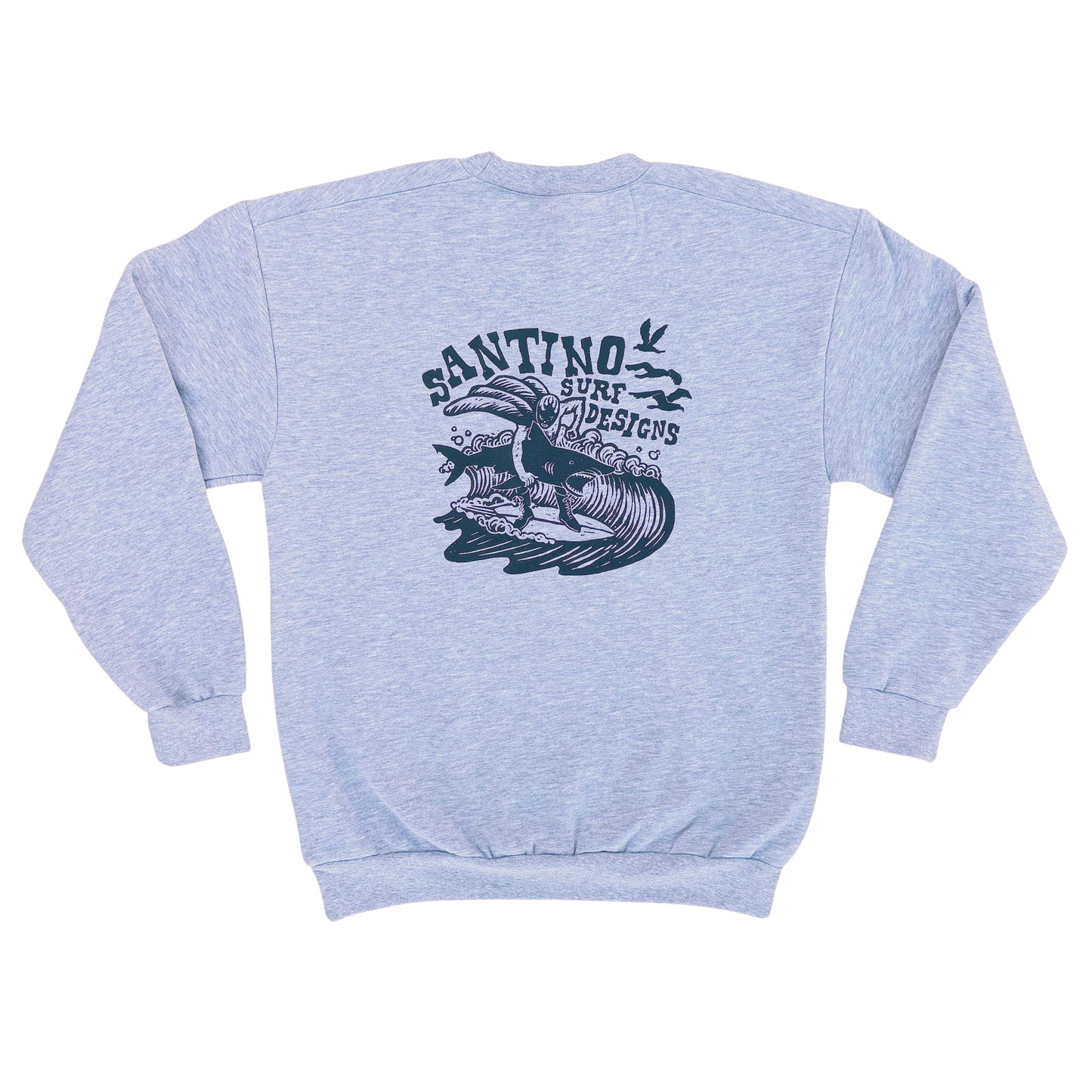 El Luchador Surfista - Crew Neck Sweatshirt