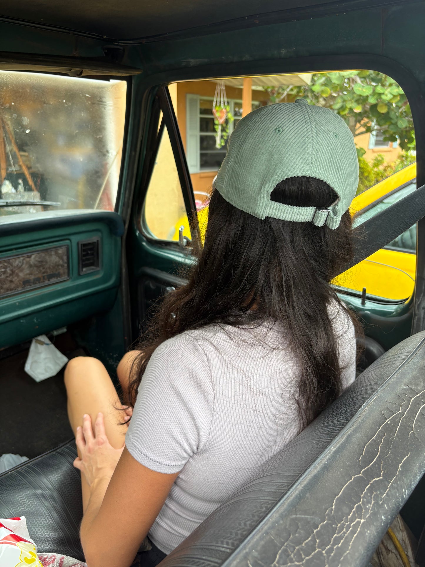 Stone Crab Hat, Sea Foam Corduroy
