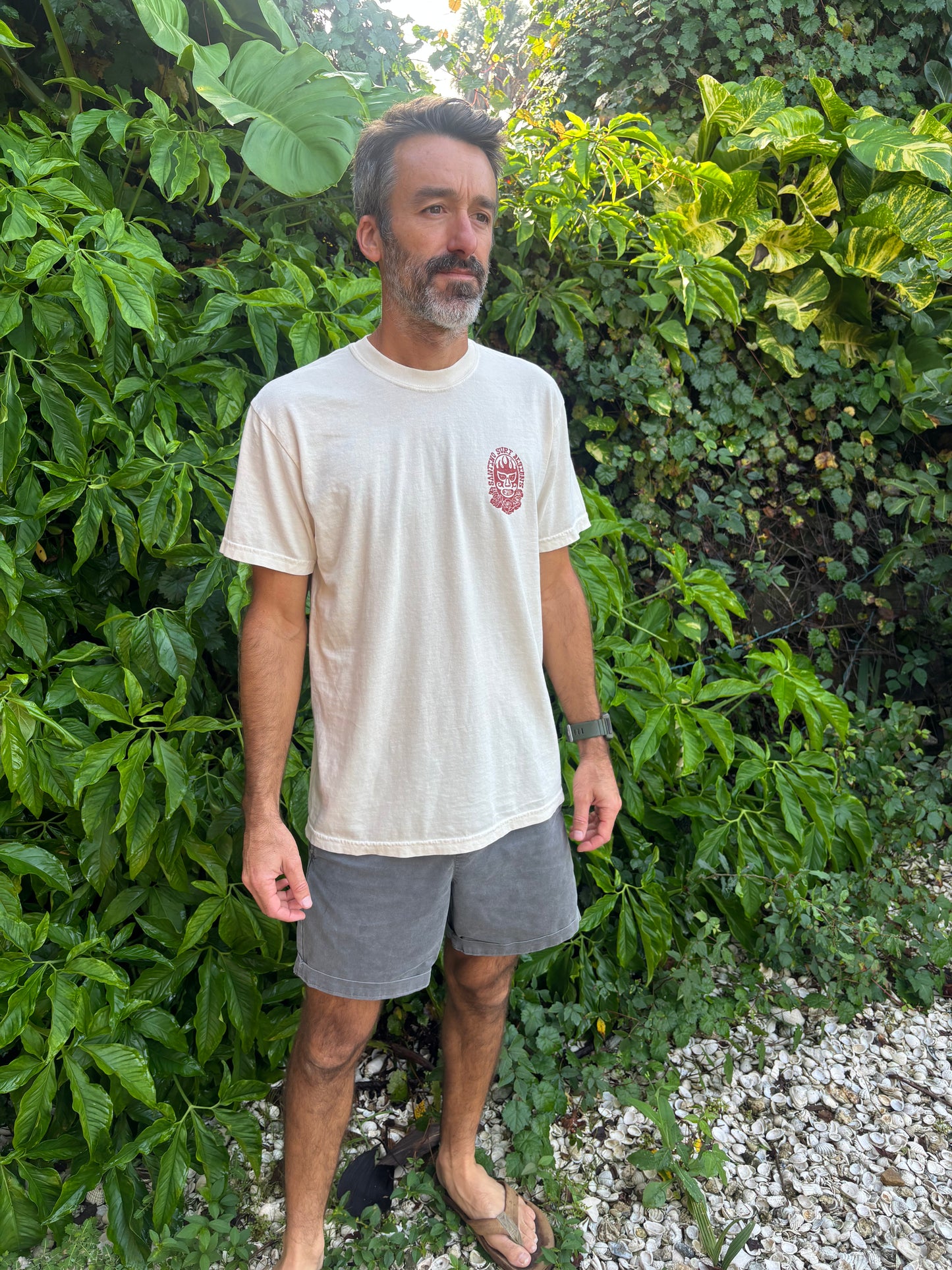 El Luchador Surfista Ivory Tee