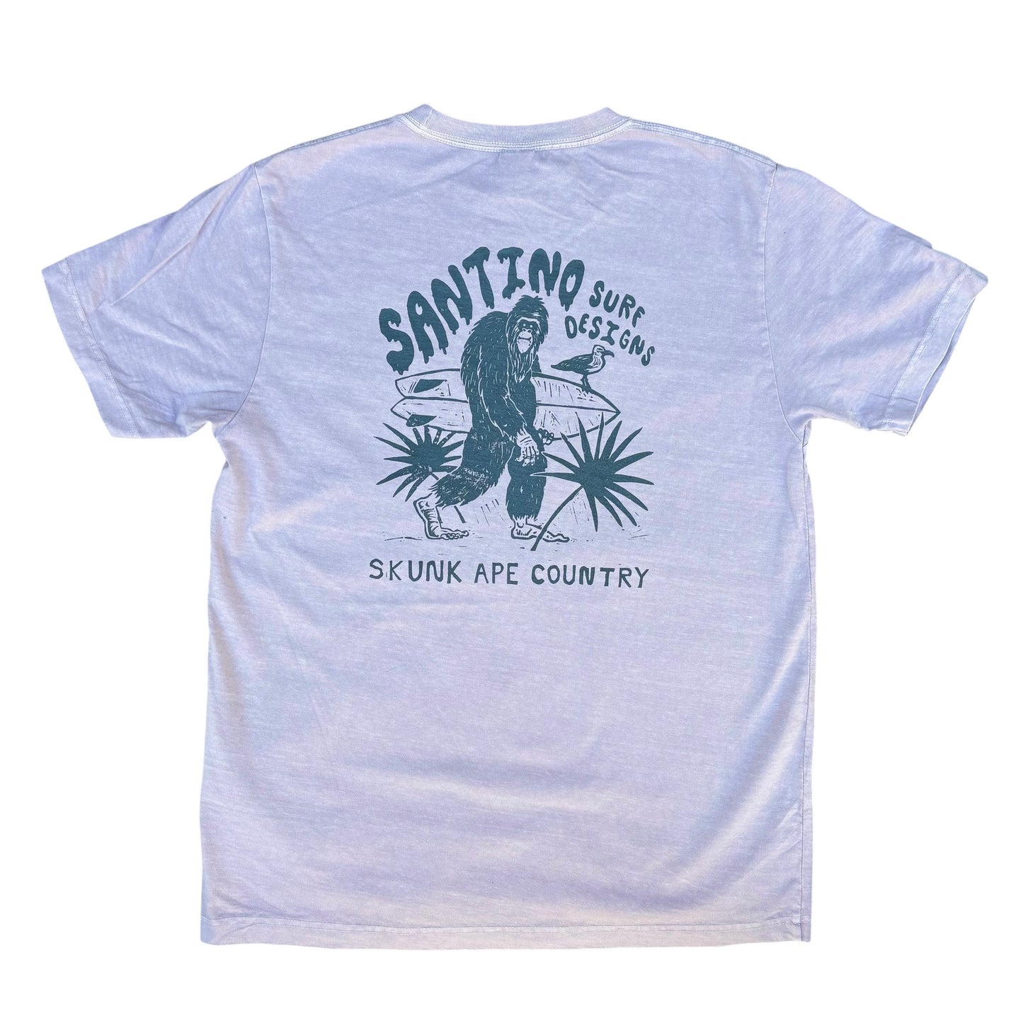 Skunk Ape Tee, Washed Lavender