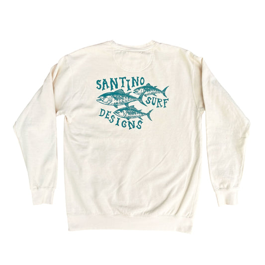 Tuna Skool, Crew Neck Sweatshirt